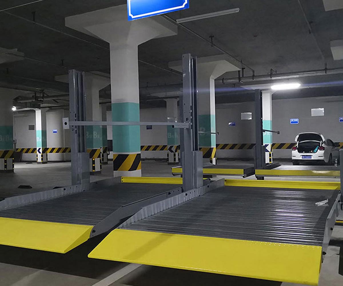 西區兩層簡易式機械立體停車設備出租