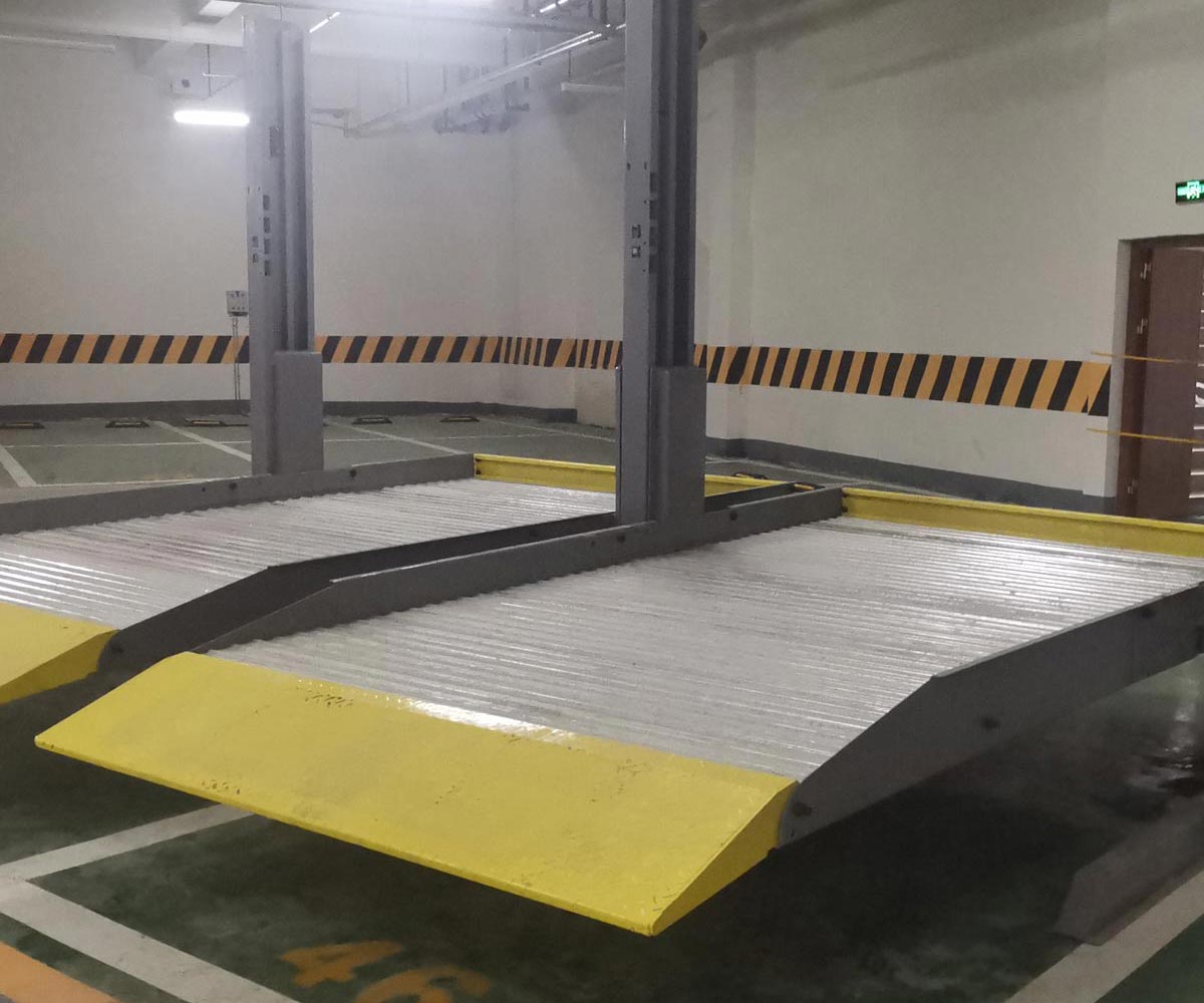 湖北2層簡易升降機械立體車庫過規劃