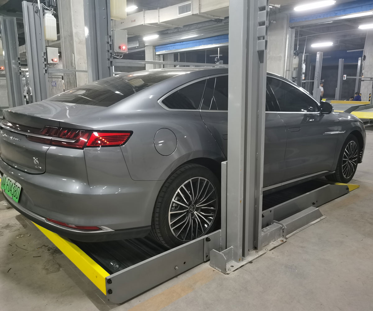 大英二層簡易升降立體停車位價格