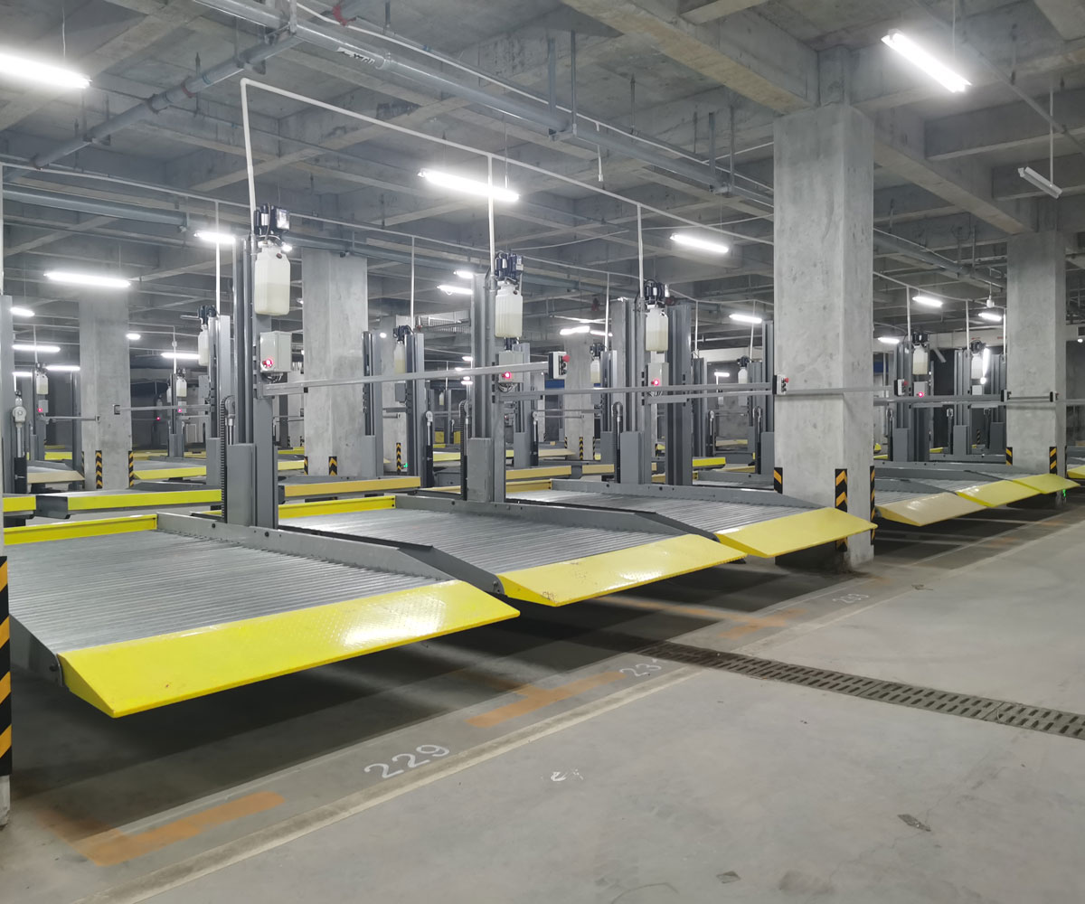 湖北地下室簡易式機械式停車庫拆除