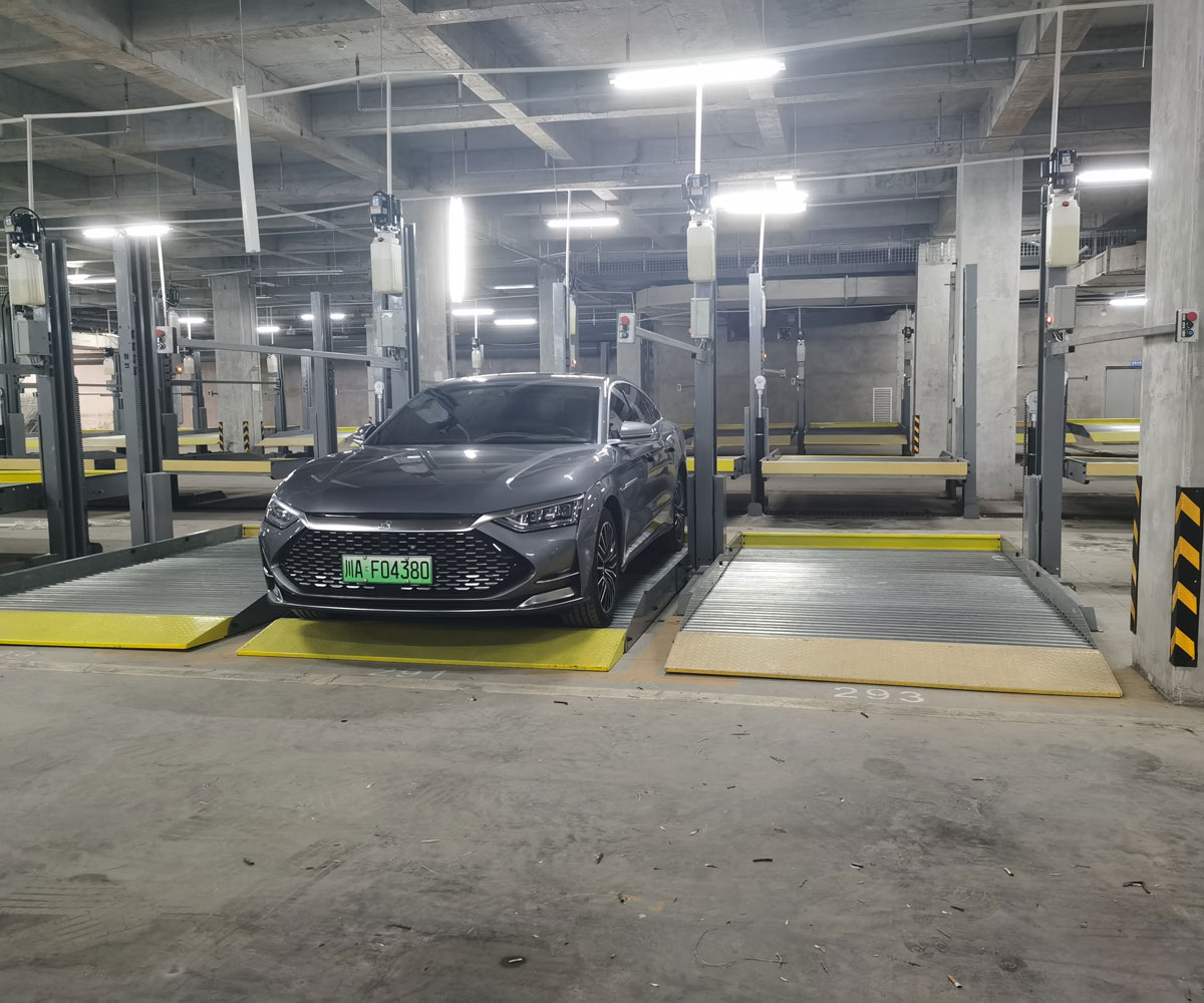 綿竹2柱立體停車設備短租