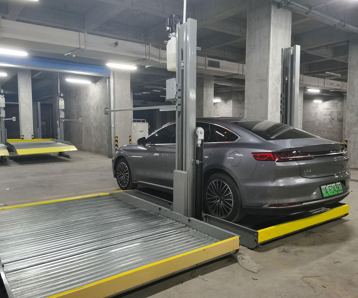 平武雙層升降平移式機械停車場回購