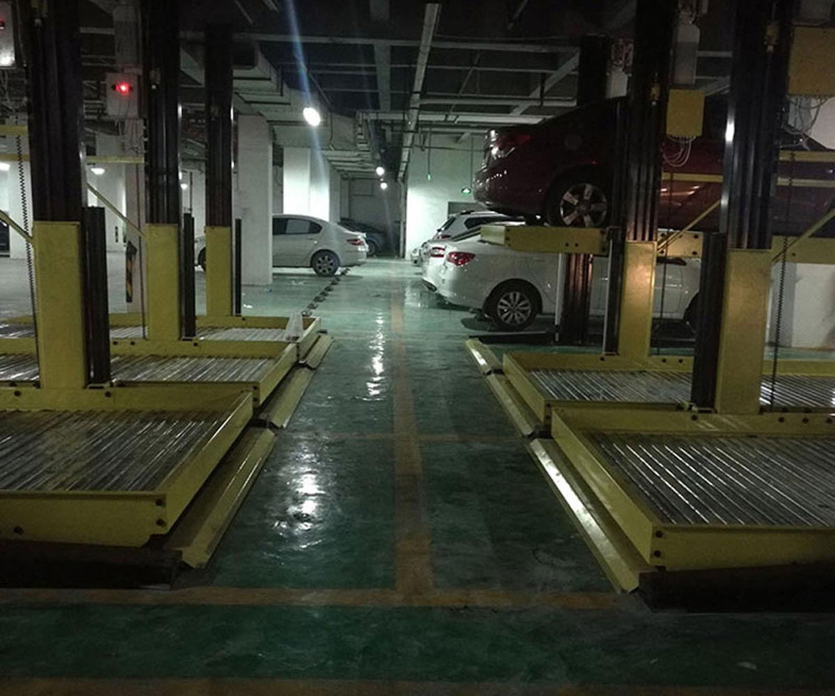 榮縣二層升降橫移式機械立體車庫長租