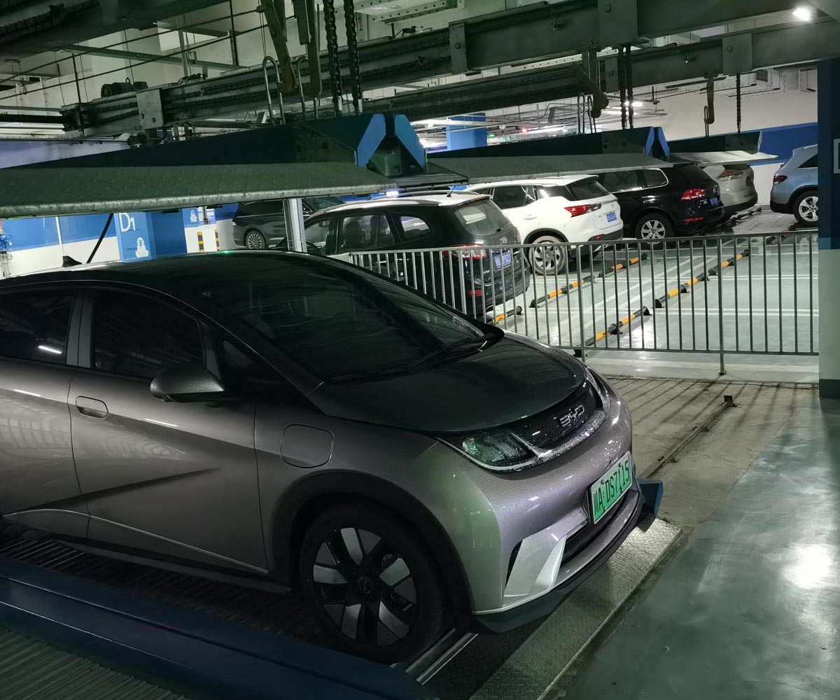 游仙升降平移式立體車庫過驗收