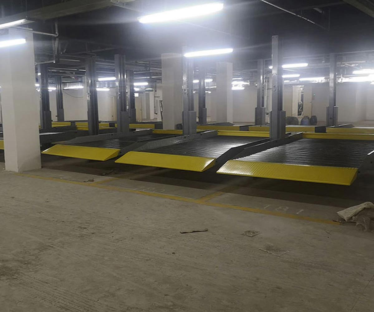 綿竹二層PSH型停車位拆除