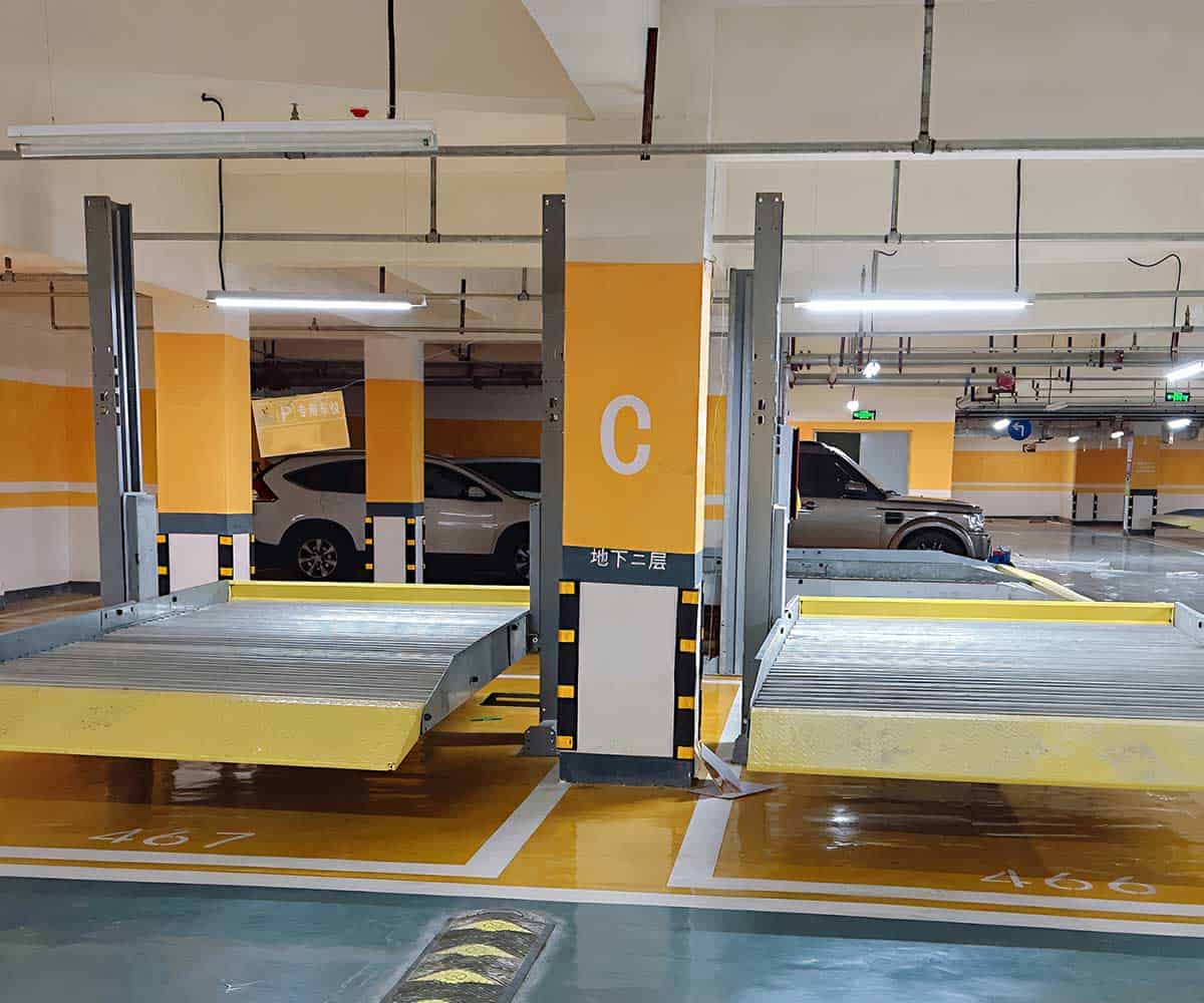 升降平移機械停車位的保養特點