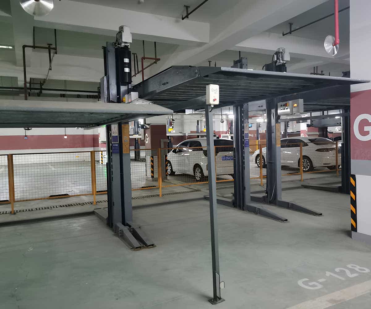 雙層機械立體停車設備載車板運行時突然停車的原因及解決方案