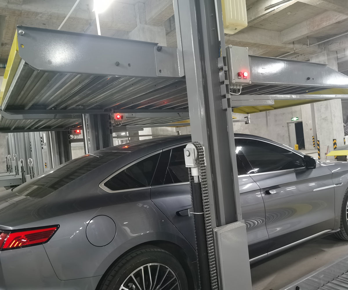 溫江雙柱簡易式停車設備