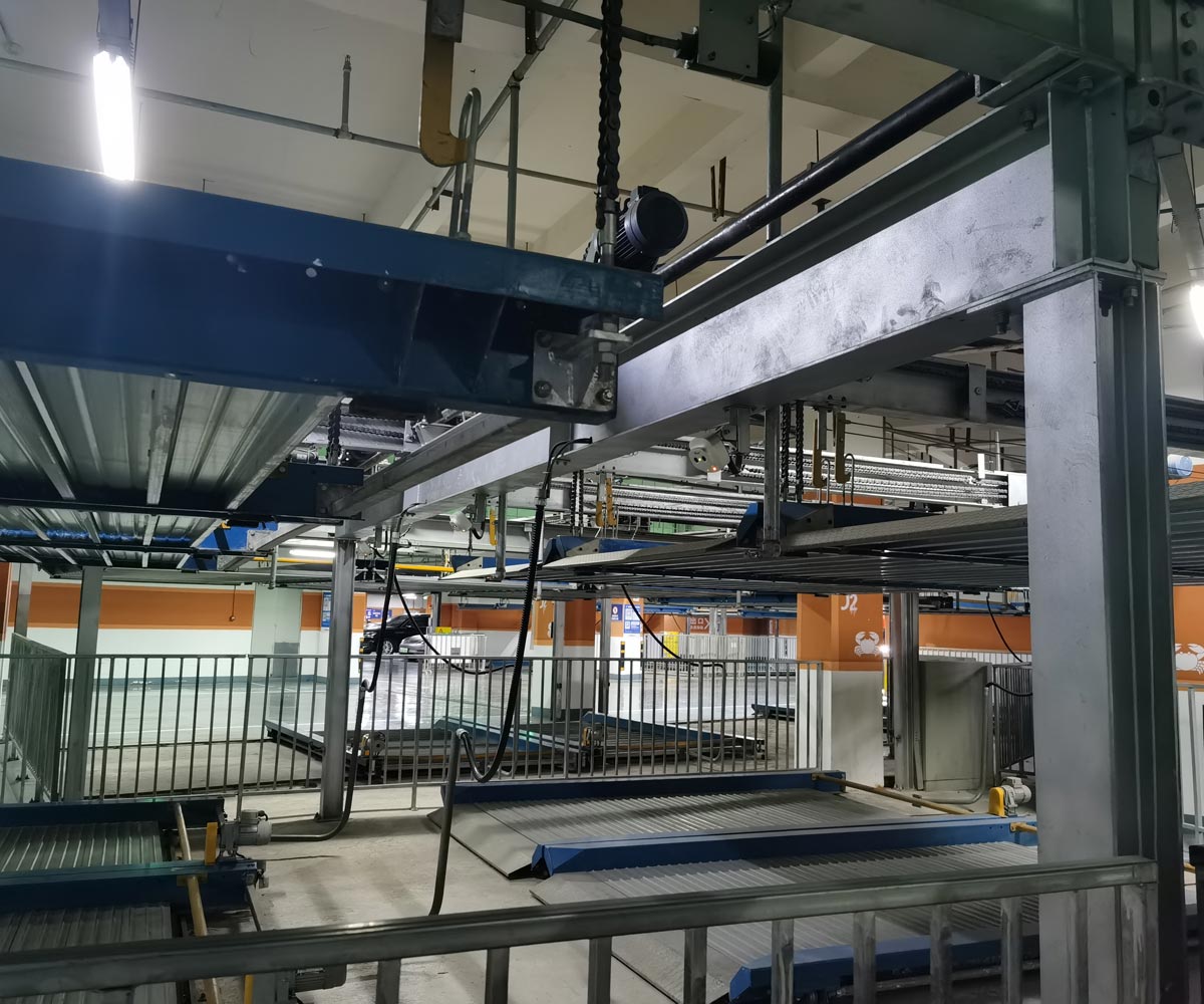 白玉PSH梳齒交換升降橫移機械式立體停車設備